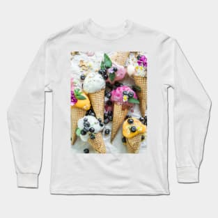 Ice Cream Cones Long Sleeve T-Shirt